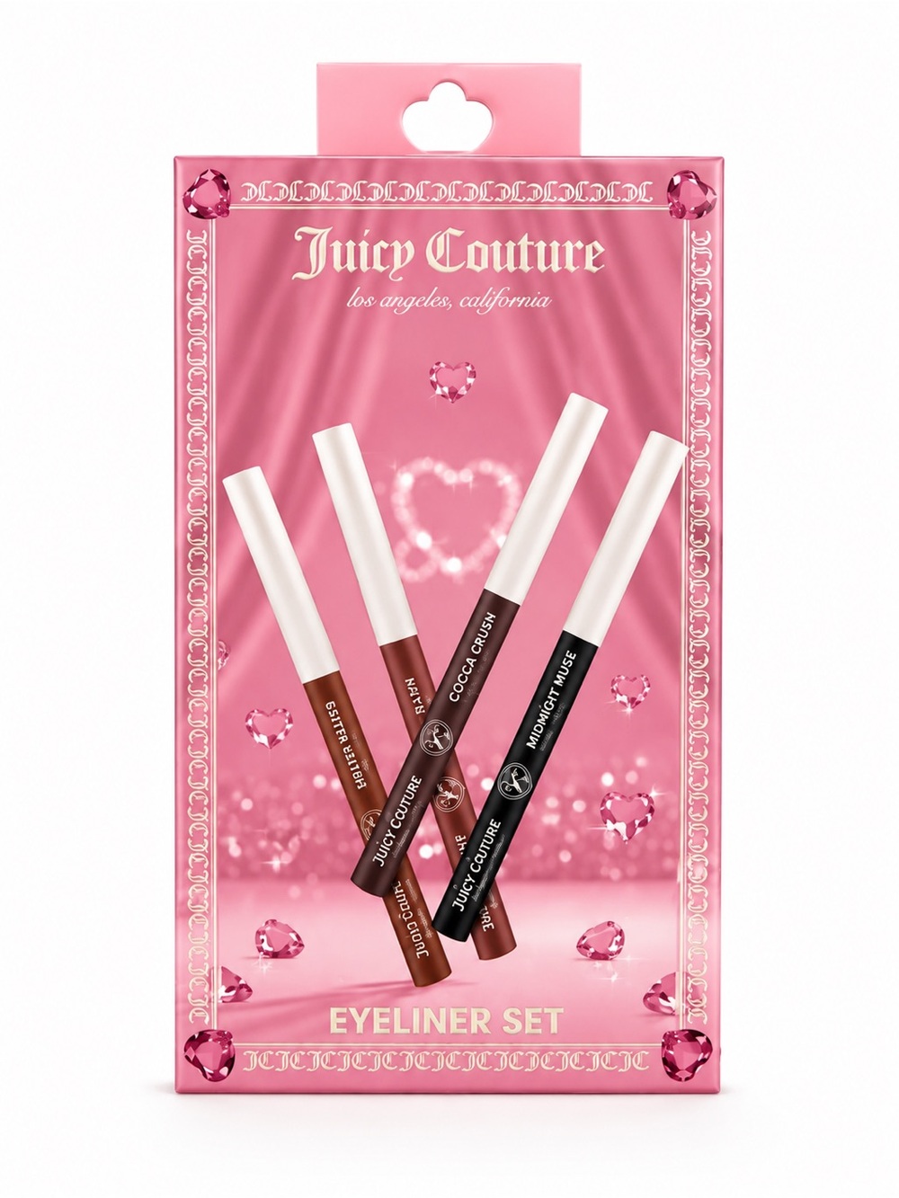 Juicy Couture 4 Pc Waterproof Eyeliner Set New Sealed